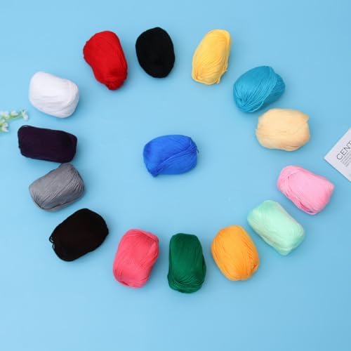 Xmas Wool Knitting Yarn 50g 160m, 15pcs for Crochet Crafts