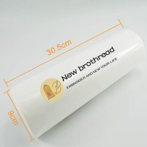 New brothread 12" x 25 Yd Roll Wash Away Embroidery Stabilizer