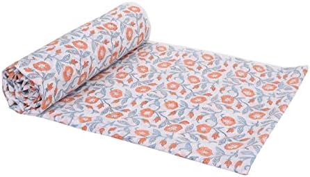 Trade Star Floral Print 3 Yard Fabric 100% Cotton for DIY Crafting