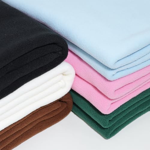 Polar Fleece Fabric by The Yard, 60" x80'' Soft Anti-Pill Fleece, Warm