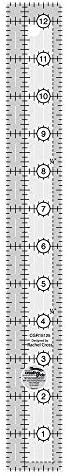 Creative Grids Quilt Ruler 1-1/2in x 12-1/2in Rectangle – CGR15125