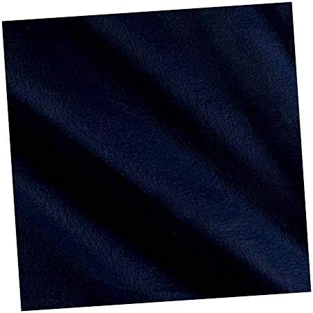 Polar Fleece Solid Fabric, Navy, Fabric by The Yard