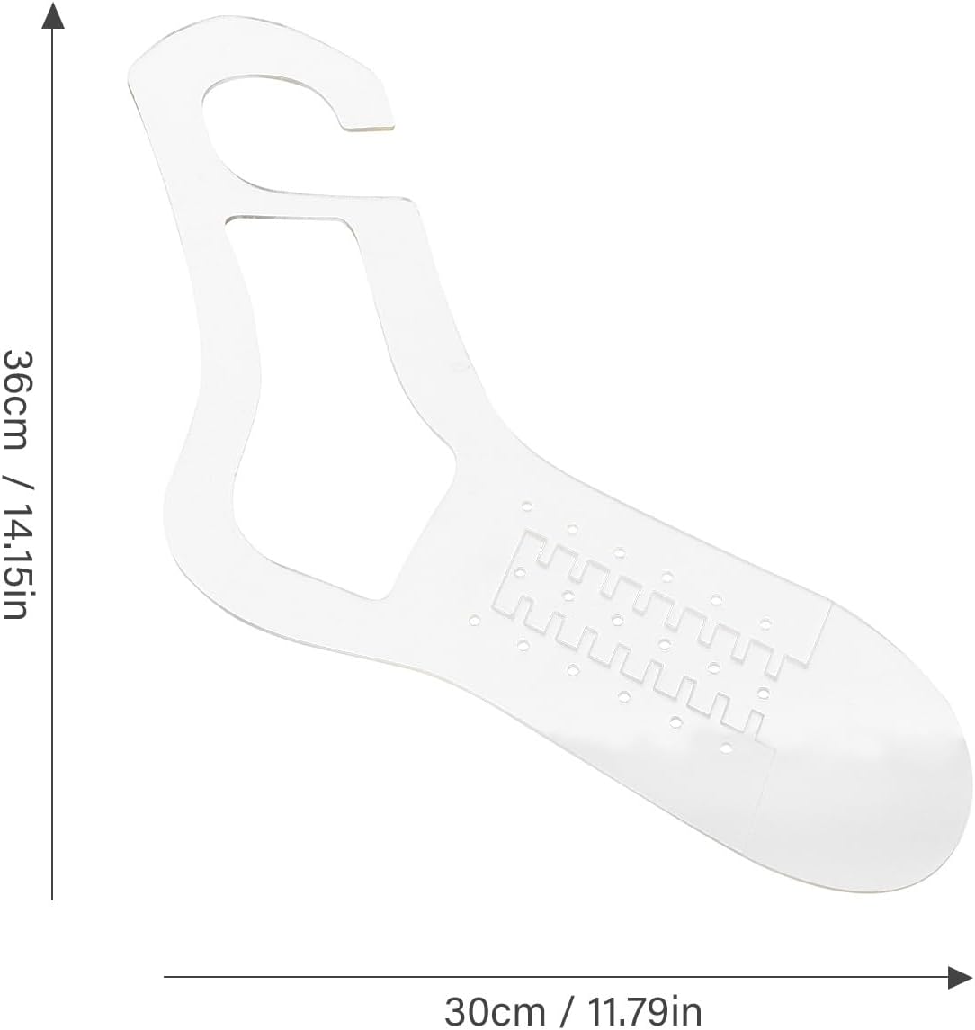 VILLCASE 2 Pack Acrylic Sock Blockers for Knitting