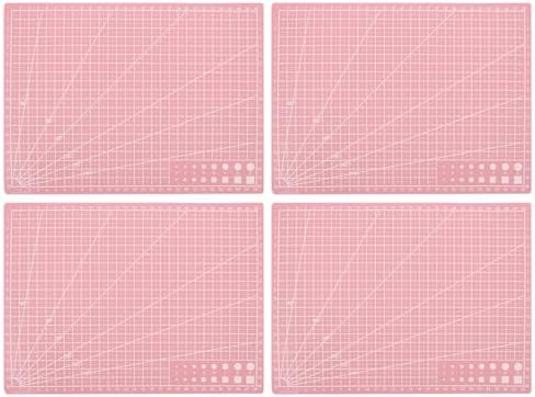 4 Pack Self Healing Cutting Mat Double Sided A4 for Sewing Crafts