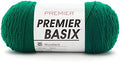 Premier Yarns Basix, Solid Worsted Yarn, Made of Acrylic, Ideal Yarn