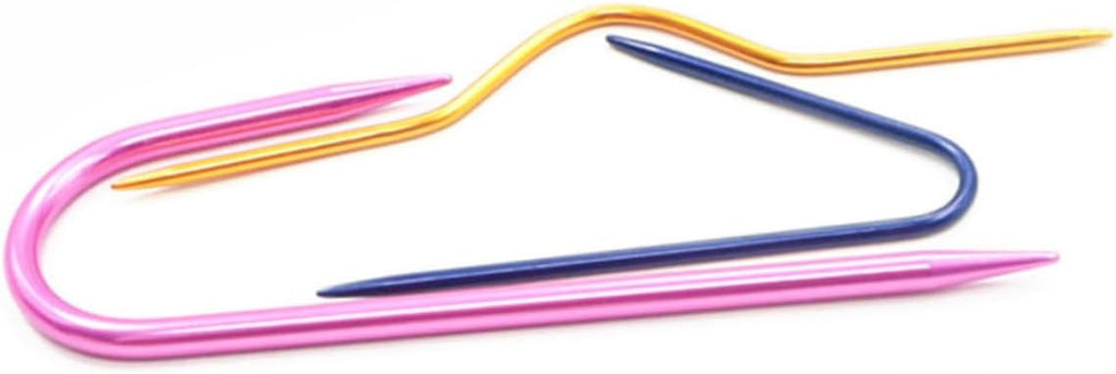 27 Pcs Knitting Tool Set with Stitch Holders Colorful Crochet Hooks