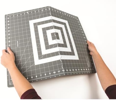 Fiskars 18" x 24" Folding Self Healing Cutting Mat for Travel and