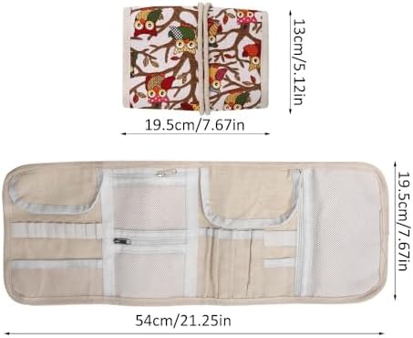 Anu Limen Knitting Needles Case with Zipper – Foldable Crochet Hooks