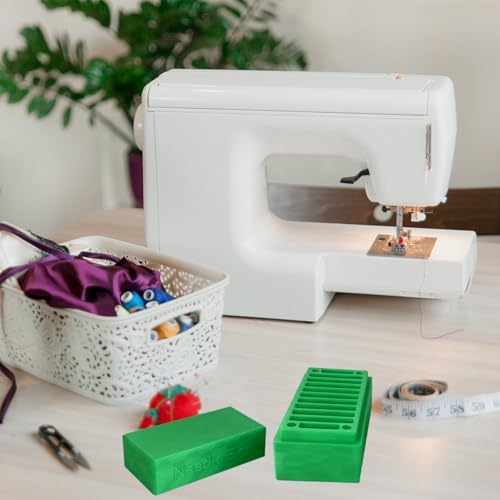 Sewing Machine Needle Organizer - Holds 9 Needle Sleeves,Compact