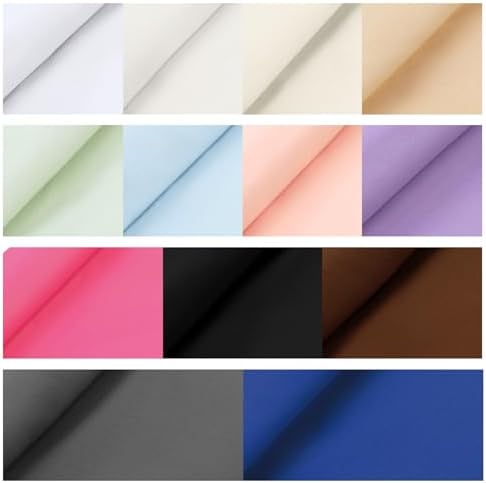 Muslin White Cotton Fabric for Sewing 59 Inch Wide Natural 100% Cotton