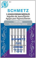 Schmetz SCH4012 5 Piece Needle Chrome Denim, Size 100/16