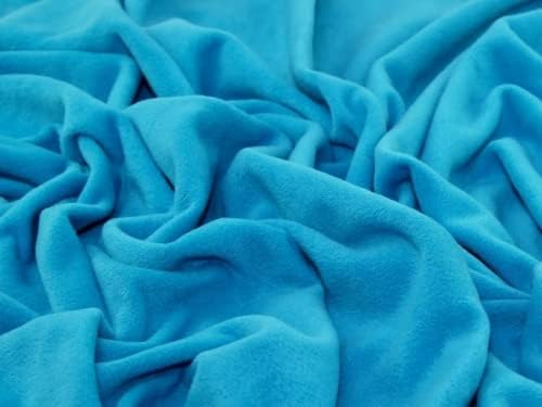 Minerva Polar Fleece Fabric Sea Blue - per Yard