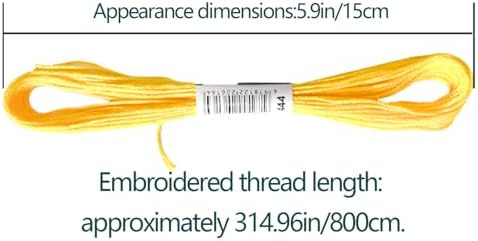 1 Pieces Cross StitchEmbroidery Floss,100% Eco-Cotton Cotton Premium