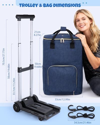 Coopay Portable Crochet Bag, Extra Large Yarn Storage for Crochet