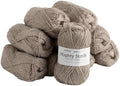 Knit Picks Mighty Stitch Brown Wool Blend Yarn Pack for Crocheting