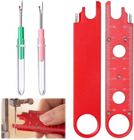 Heclia 3Pcs Quick Needle Threader for Sewing Machine 4in1 Quick Sewing