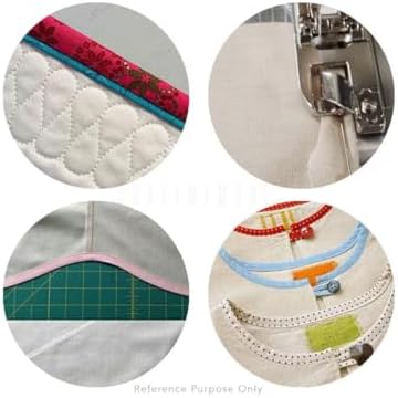 CRAFTMEMORE 1/2 Inch Double Fold Bias Tape Linen Cotton Bias Tape