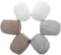 6 Balls Soft Thin Wool Yarn Xmas for Crochet Hats Scarves Handmade