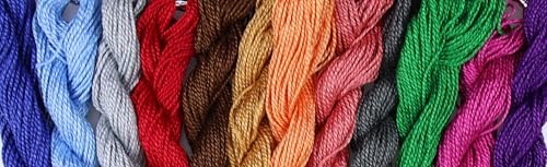 KCS 328 Yards(300 Meters) Mercerized Pearl Cotton Crochet Needlepoint