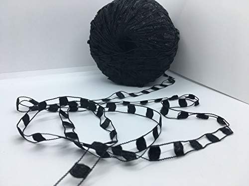 Berlini Ladder Ribbon Maxi Yarn #78 Black