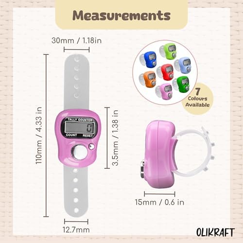 Olikraft Digital Stitch Counters