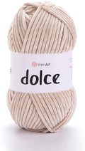 YarnArt Dolce Chenille Yarn – Soft Velvet Yarn for Amigurumi, Plush