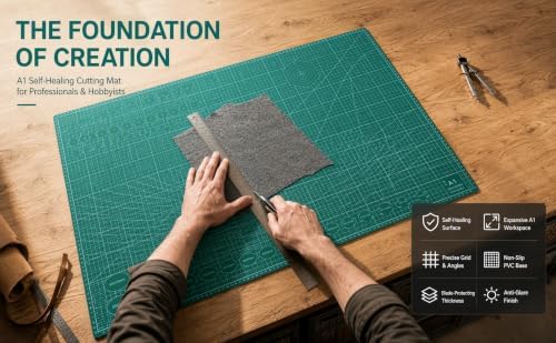 Self Healing Cutting Mat, 23" x 35",Double-Sided Rotary Cutting Mat