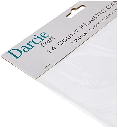 Darice 14 Mesh Clear Plastic Canvas – Create a Variety of Fun Plastic