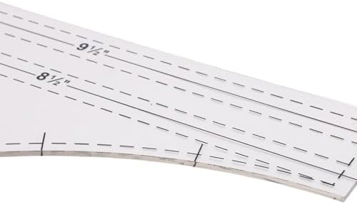 Acrylic Quilting Rulers Set, 10 8 6 Inch with 1/4 Seam Allowance