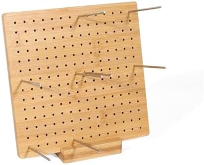 JTJIYN 1PCS Wood Crochet Blocking Board Kit with Stainless Steel Rod