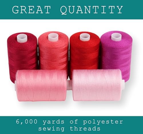 Bundle 30 Polyester Sewing Threads for Hand Stitching, Quilting &