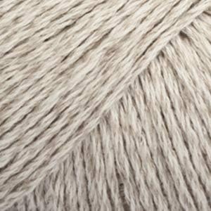 Cotton and Linen Yarn, 4 or Medium, Aran Weight, Drops Bomull-Lin