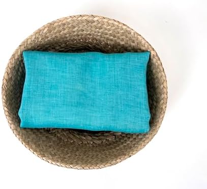100% Linen Fabric – Lightweight Delavé Vintage Dyed – Two-Tone Effect