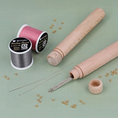 Wood Needle Case - Stylish Flush Design Organizer for Sewing &