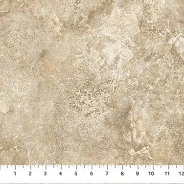 Light Brown, Cream, Quartz Design, Fabric, 100% Cotton, Stonehenge