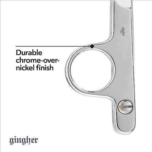 Gingher 4.5" Spring-Action Knife-Edge Thread Snips, Fabric Scissors