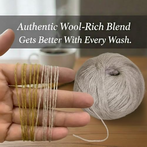 Lace Weight Wool Yarn – 16 Mini Skeins (25g Each) Multicolor Set