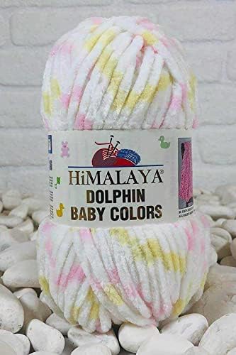 Himalaya Dolphin Baby Colors (5-Pack), 656 yds 5X100 Gram, Super Bulky