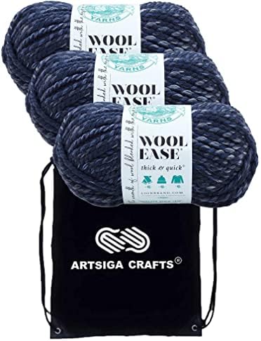 Lion Brand Yarn Wool Ease Thick & Quick 640-535 River Run