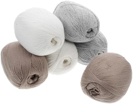 Xmas Wool Yarn for Crocheting Scarves, Shawls, Hats, Winter Crafts