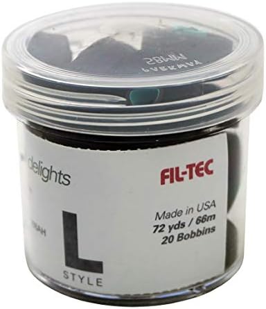 Fil-Tec Magna-Glide Delights Poly Style L Prewound Bobbins Black