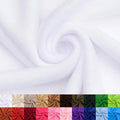 Pico Textiles 2 Yard Bolt White Solid Fleece Fabric