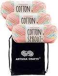Premier Yarns Cotton Sprout Worsted Multi Salt Water Taffy 2102-4