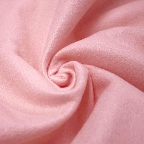 Abby Light Pink 72" Acrylic Felt Fabric by the Yard - 10030