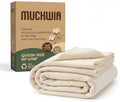 MUCHWIN 100% Cotton Batting for Quilting Queen Size 90"x108", Cotton