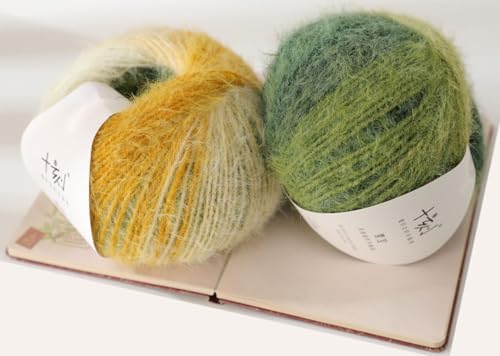 Snowbaby Wool Acrylic Blend Long Pile Yarn,(Worsted) Luxurious Fuzzy