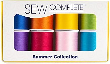 Superior Threads Multicolor Assorted Polyester Thread Set - 8 Spools