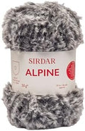 Sirdar Alpine - Luxe Faux Fur Yarn - Seal (402) - 50g