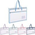 5 Pcs Sew Project Bags for Quilting A3 Size Needlepoint Project Bag