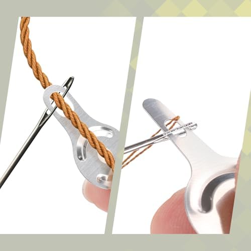 DIPEAK 4 Pcs Metal Needle Threaders for Dritz